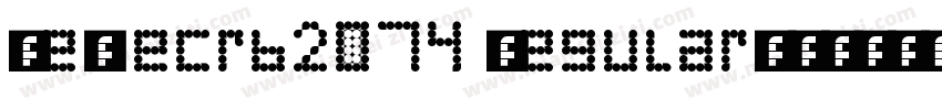 TeX ecrb2074 Regular字体转换